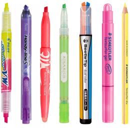 Sample kit Uniikit korostuskynät ryhmässä Kynät / Toimisto ja merkkaus / Korostuskynät @ Pen Store (sample01_set)