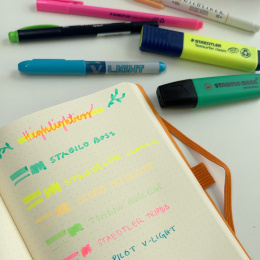 Sample kit Neonkorostuskynät ryhmässä Kynät / Toimisto ja merkkaus / Korostuskynät @ Pen Store (sample04_set)
