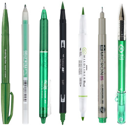 Sample kit Vihreä ryhmässä Selected / Sample kits @ Pen Store (sample09_set)