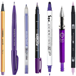 Sample kit Violetti ryhmässä Selected / Sample kits @ Pen Store (sample10_set)